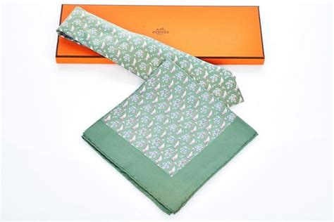 Hermes silk square ties